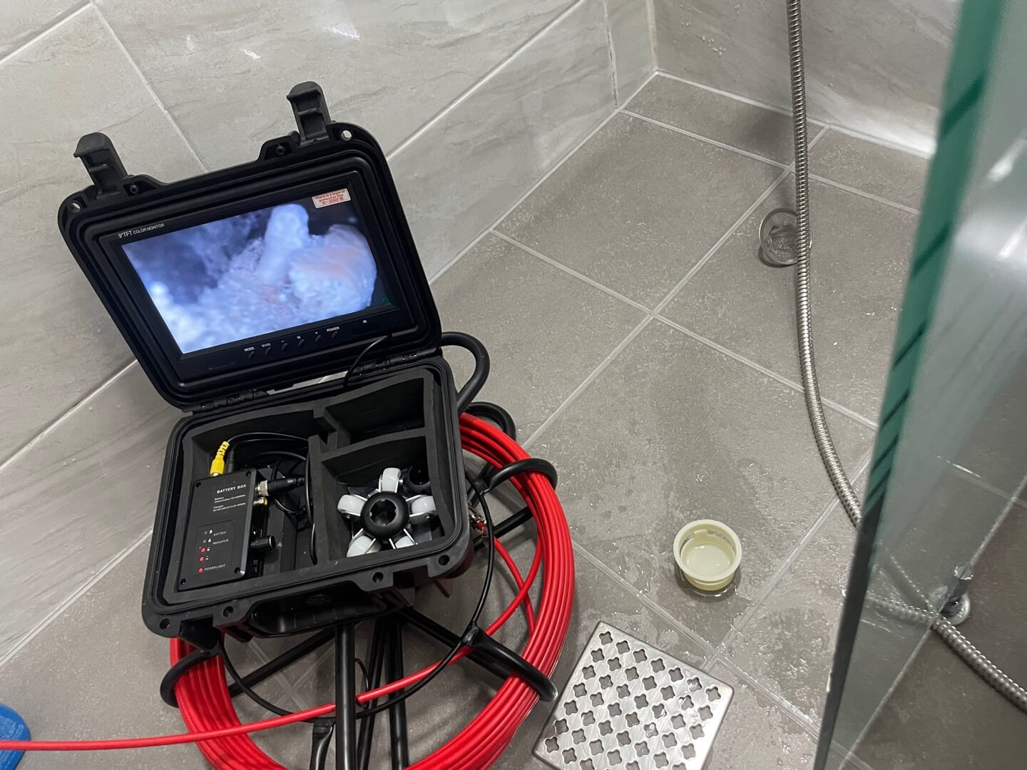 배관 점검 보수 작업 - 엔드스코프 촬영 진단