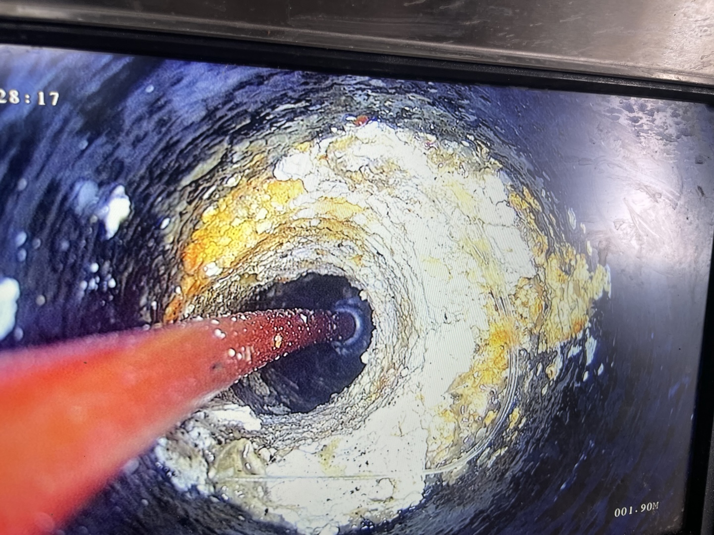 식당 상가 특수 작업 - 그리스 라인 고압세척